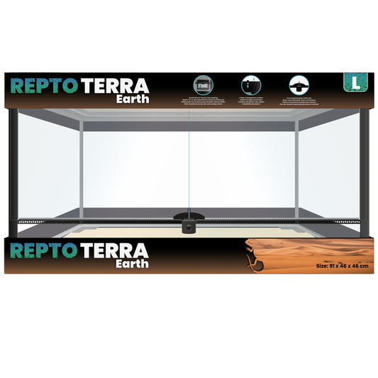 REPTO TERRA EARTH TERRARIUM DIVERSE AFMETINGEN