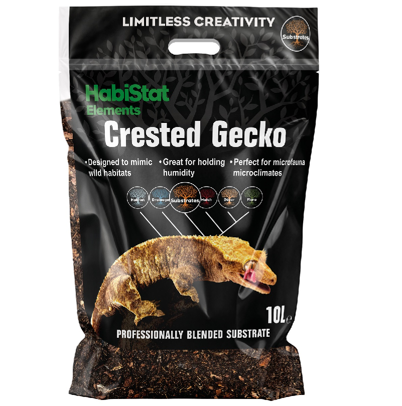 HABISTAT WIMPERGEKKO SUBSTRAAT 10L