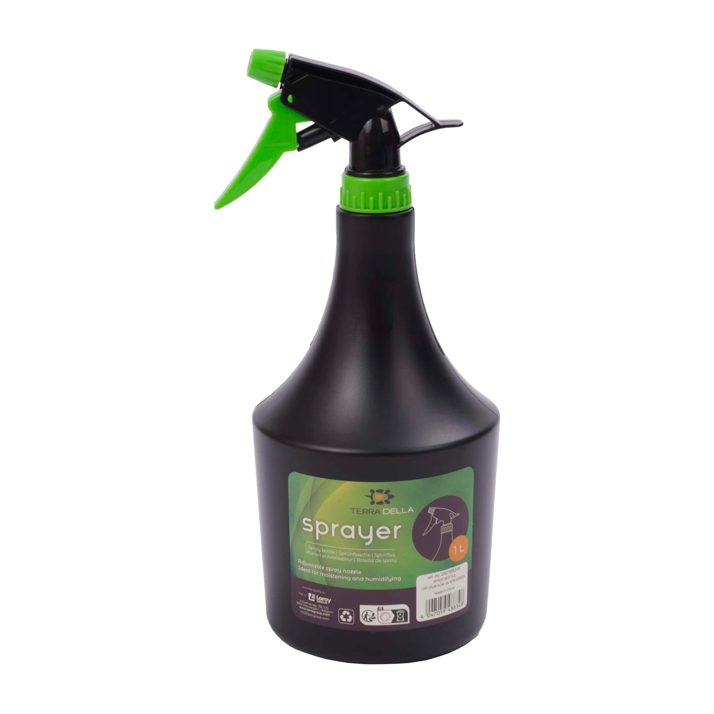 TERRA DELLA SPUITFLES ZWART/GROEN