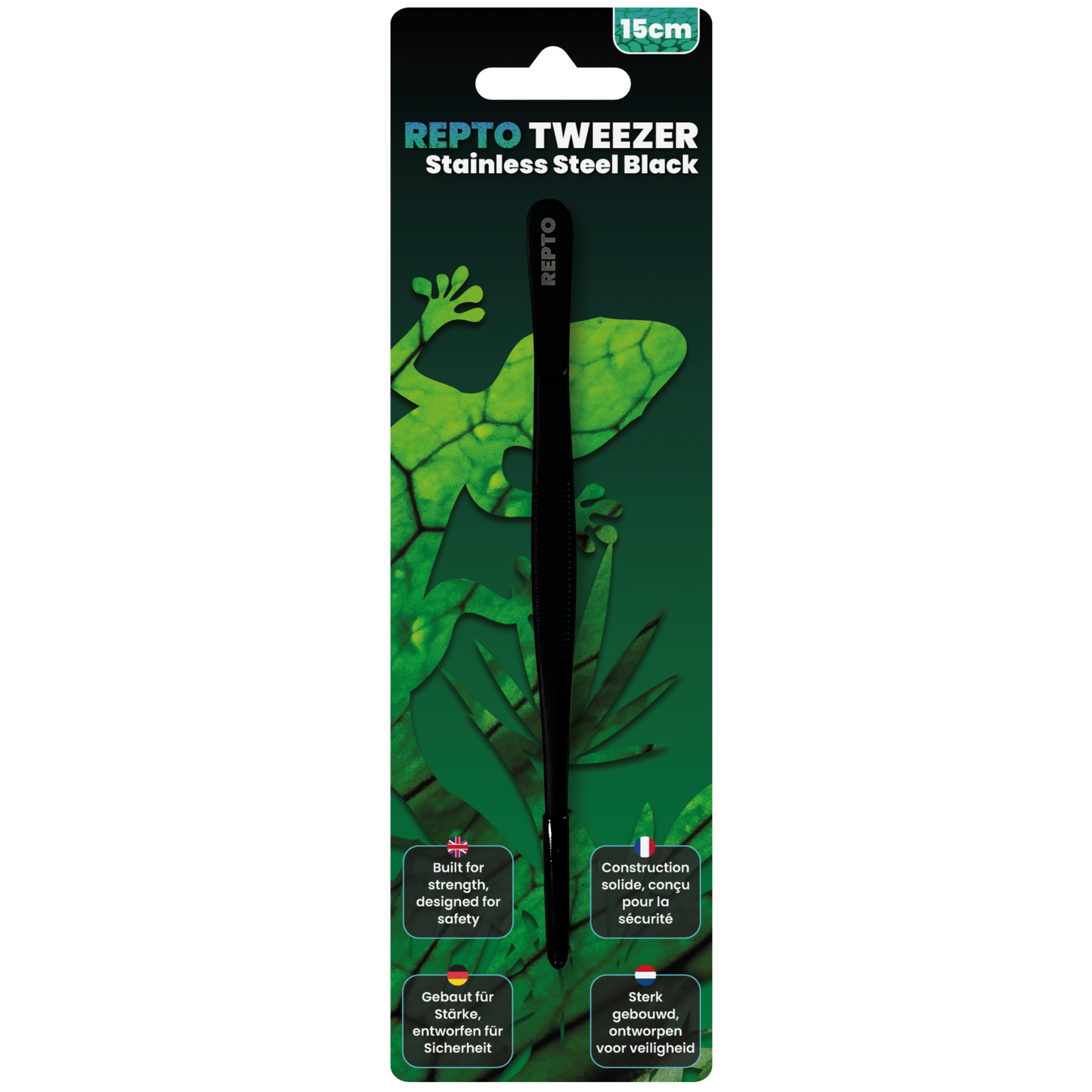 REPTO TWEEZER ZWART 15 - 45 CM