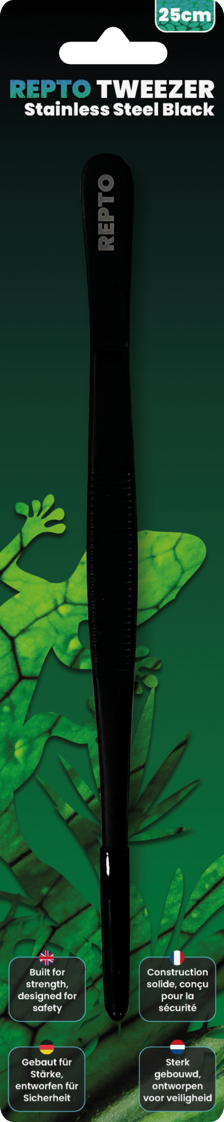 REPTO TWEEZER ZWART 15 - 45 CM