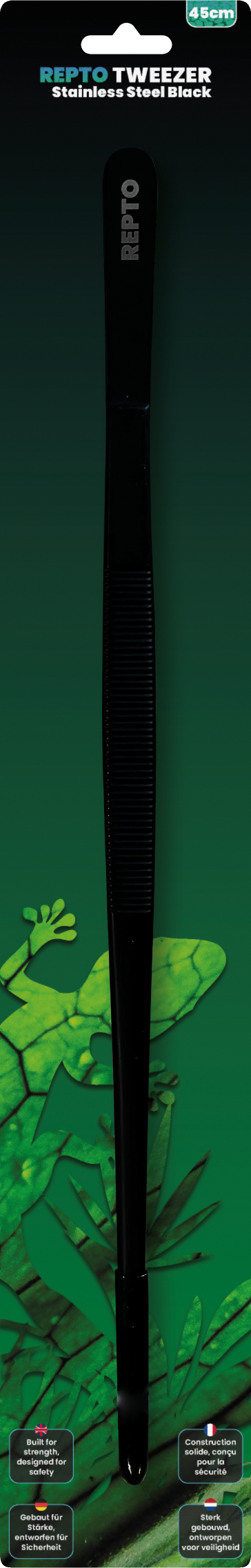 REPTO TWEEZER ZWART 15 - 45 CM