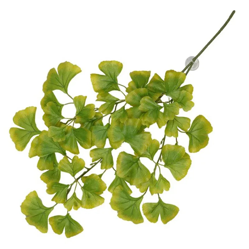 HANGENDE PLANT GINKO 63X36X5CM DONKERGROEN - Reptipassie