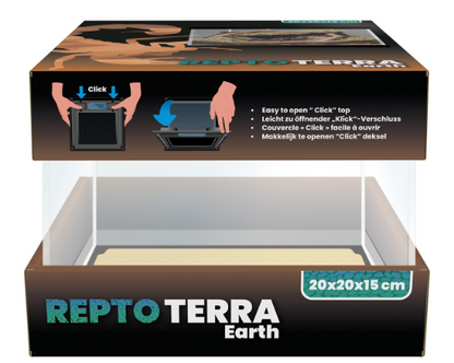 REPTO TERRA EARTH TERRARIUM DIVERSE AFMETINGEN
