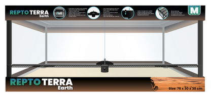 REPTO TERRA EARTH TERRARIUM DIVERSE AFMETINGEN