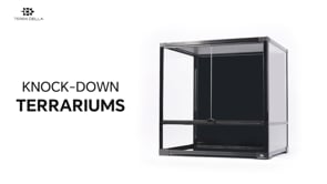 Terra Della Knockdown Terrarium – Zwart