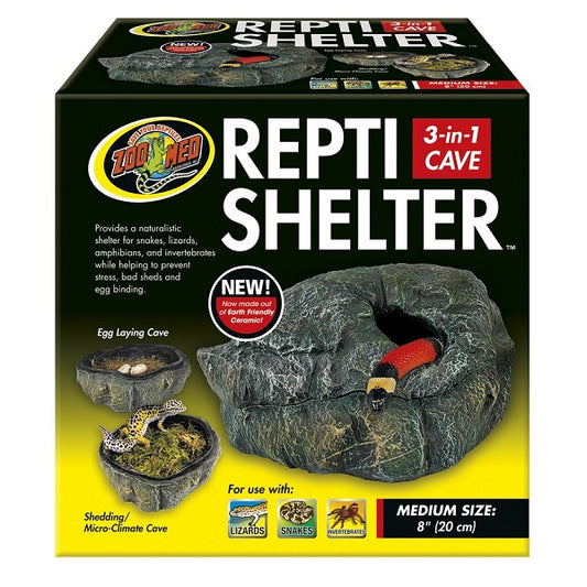 ZOO MED REPTI SHELTER MEDIUM